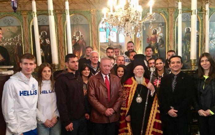 Στον Οικουμενικό Πατριάρχη η εθνική ομάδα Στίβου (pic)