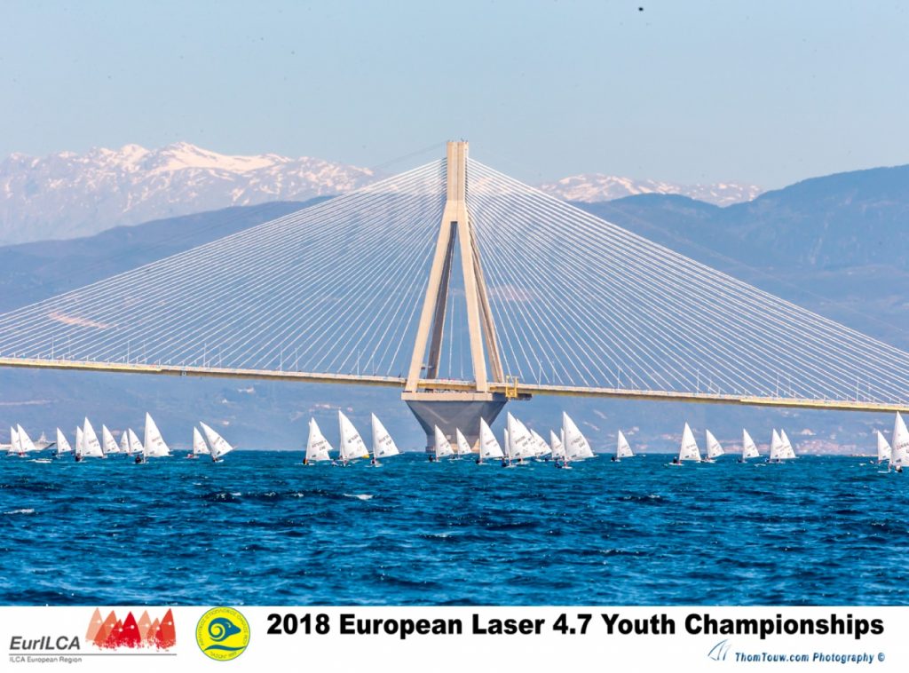 Με ελληνικές πρωτιές άρχισαν στην Πάτρα τα Ευρωπαϊκά Πρωταθλήματα Laser 4,7