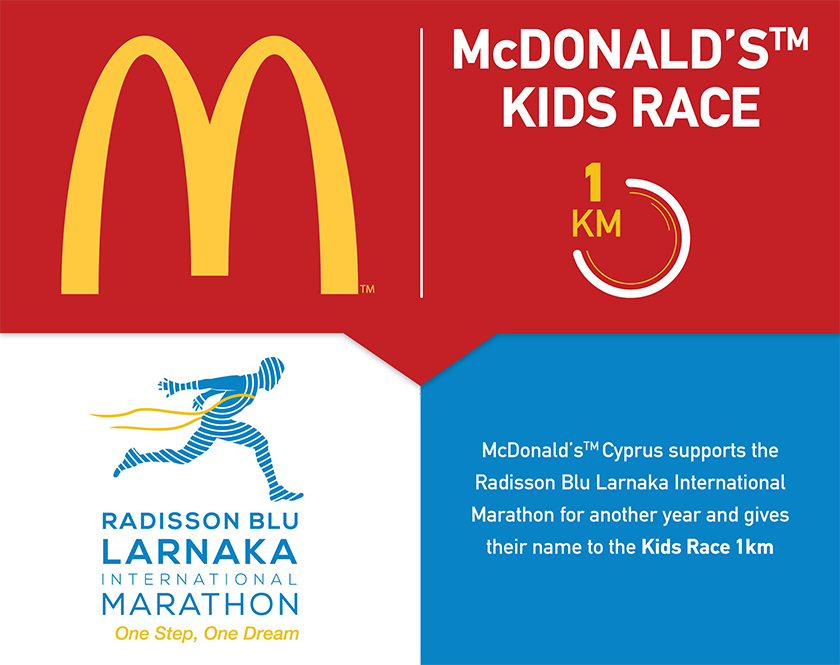 Τα McDonald’s™ Κύπρου στηρίζουν ξανά τον Radisson Blu Larnaka International Marathon