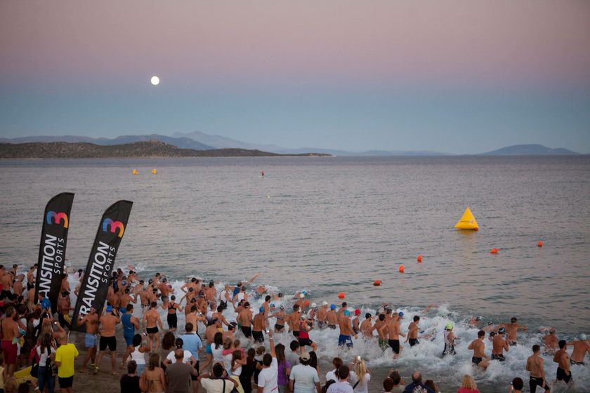 Full Moon Aquathlon : Αθλητικό πάρτι στον Σχινιά υπό το φως του φεγγαριού