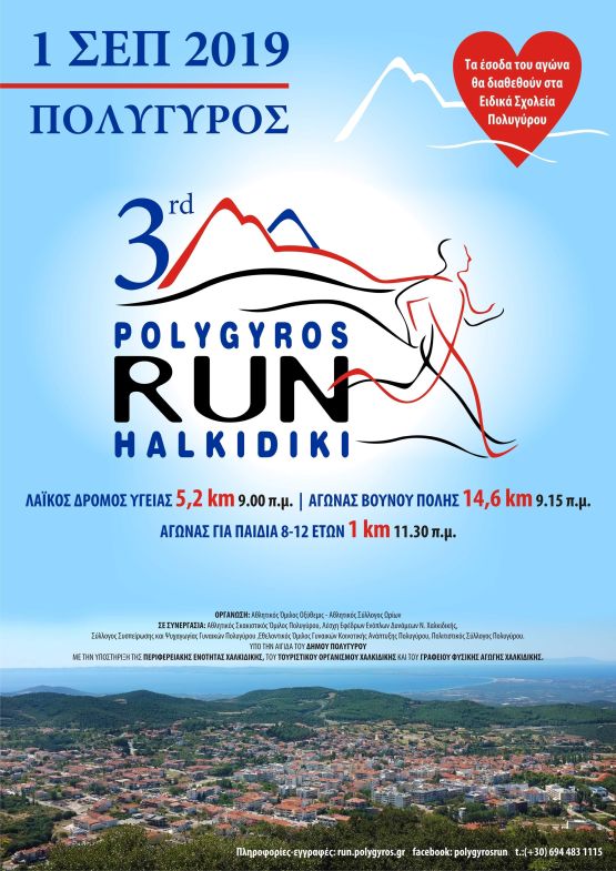 3ο Πολύγυρος Run Χαλκιδική - Αποτελέσματα